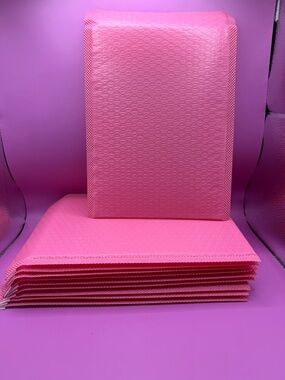 Set of 10 Pink 8x10 Bubble Mailers